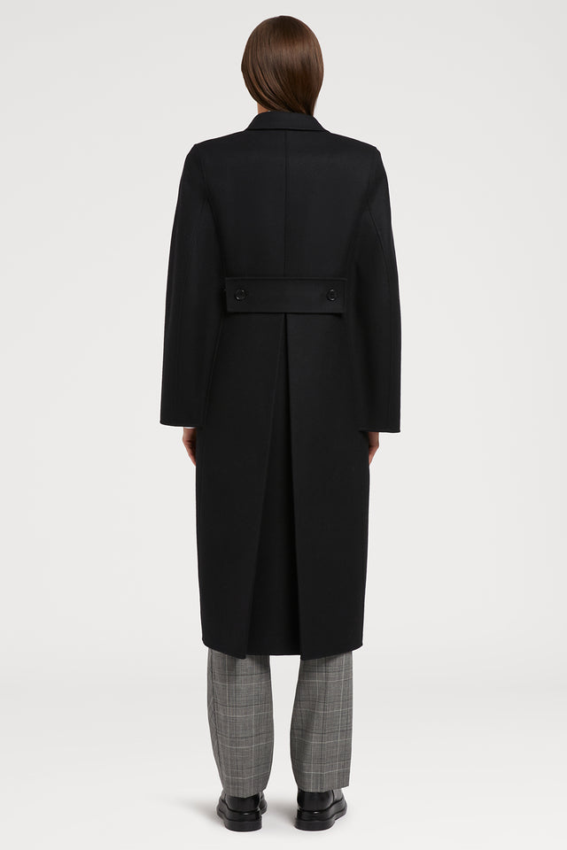 Ports 1961 BLACK CAPE-STYLE COAT 999-BLACK