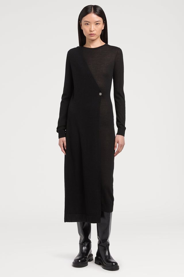 Ports 1961 BLACK CASHMERE DRESS 999-BLACK