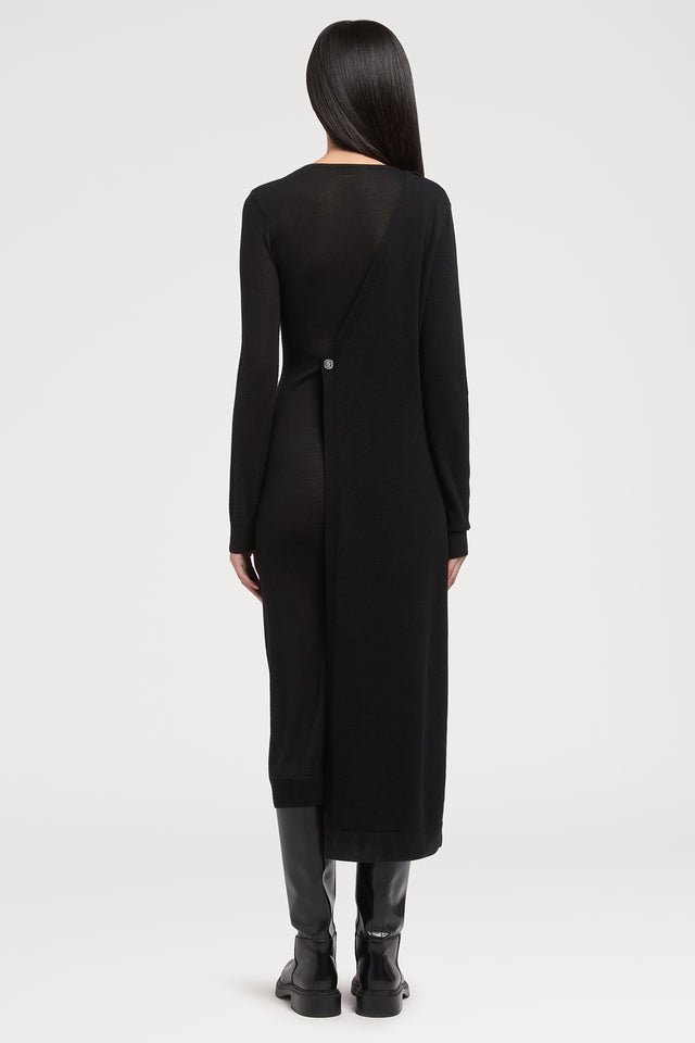 Ports 1961 BLACK CASHMERE DRESS 999-BLACK