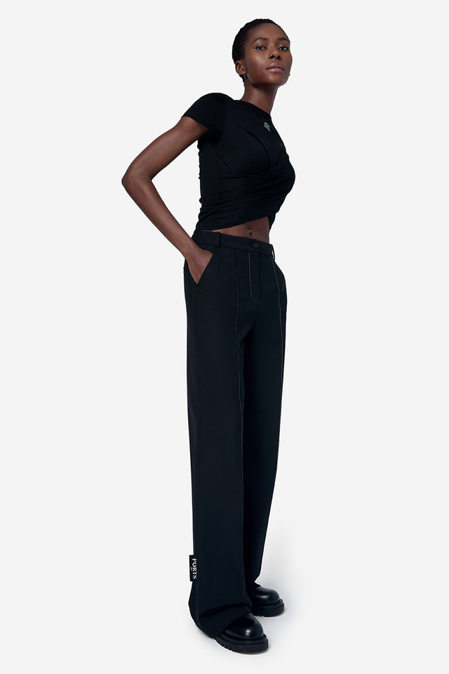 Ports 1961 BLACK COTTON COMFORT CUT & SEW BLACK