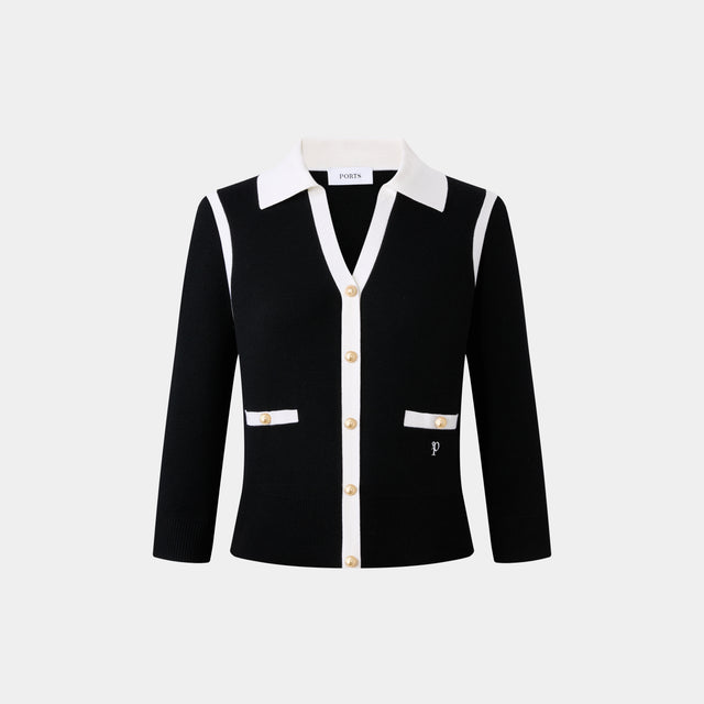 ports 1961 BLACK RETRO POLO BLACK