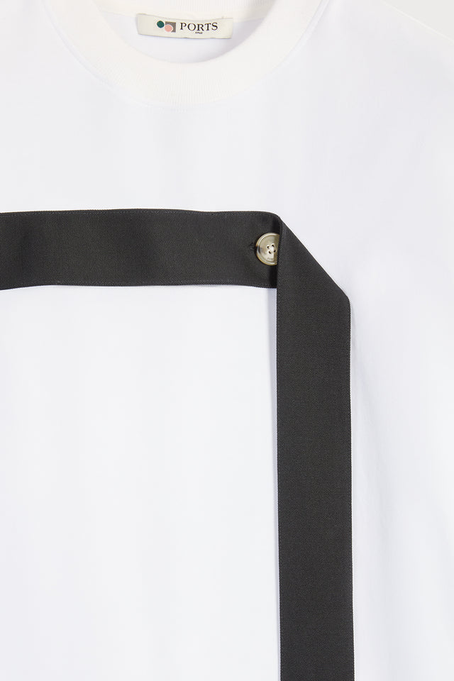 Ports 1961 BLACK TIE T-SHIRT 110-OPTIC WHITE
