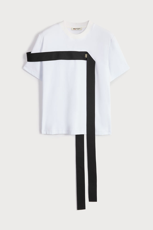 ports 1961 BLACK TIE T-SHIRT 110-OPTIC WHITE