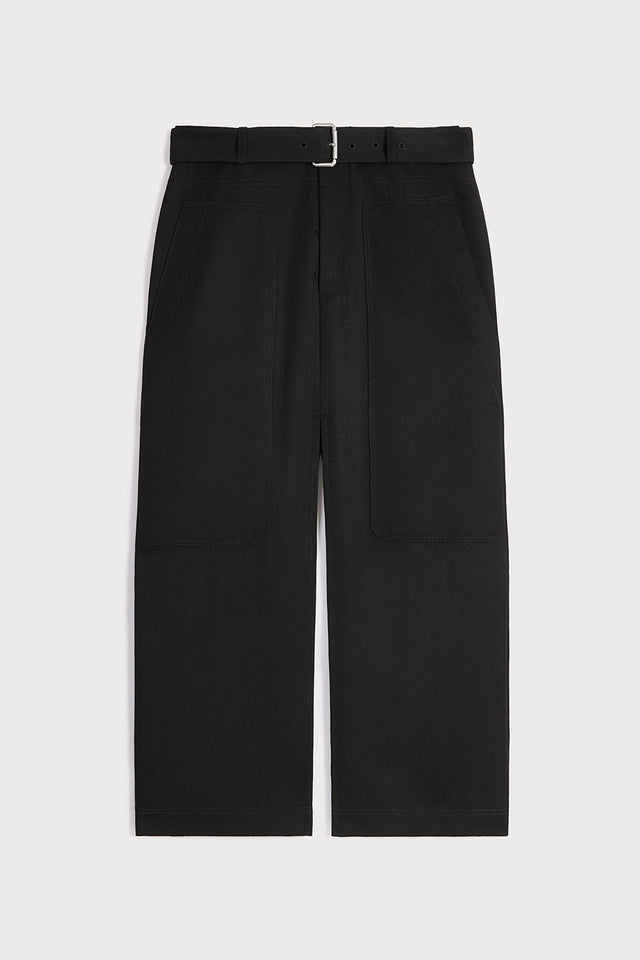 ports 1961 BLACK VENTED SKIRT 999-BLACK