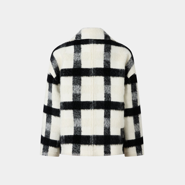 Ports 1961 BLACK & WHITE CHECK COAT WHT BLK CHECK