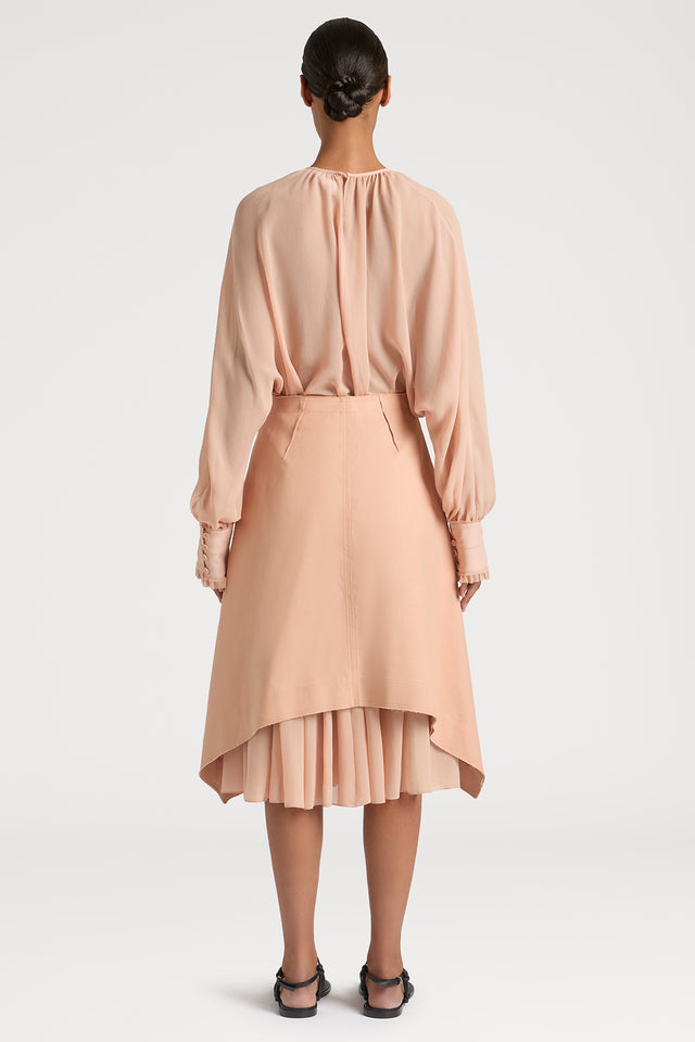 Ports 1961 BLUSH AURA BLOUSE 205-NUDE