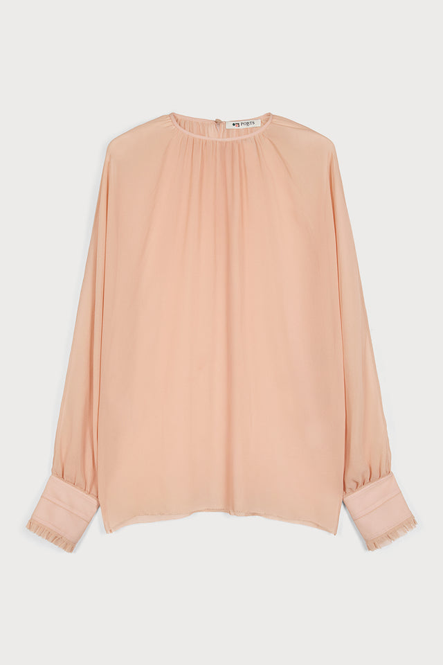 ports 1961 BLUSH AURA BLOUSE 205-NUDE