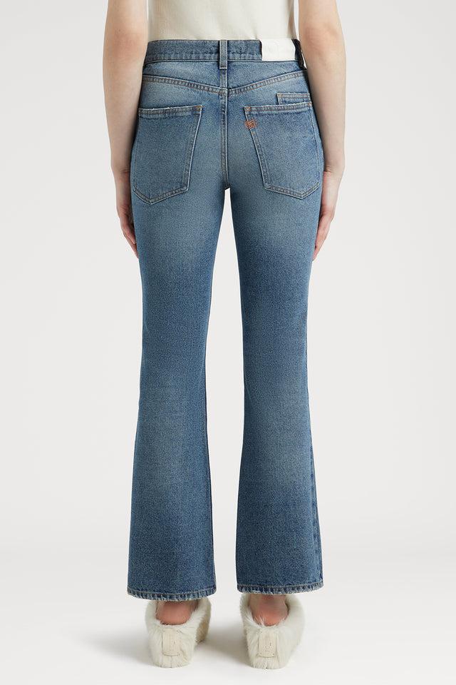 Ports 1961 BOOTCUT INDIGO DENIM TROUSERS INDIGO
