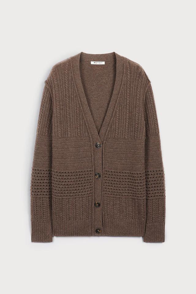 ports 1961 BROWN CASHMERE KNITWEAR 573-BROWN