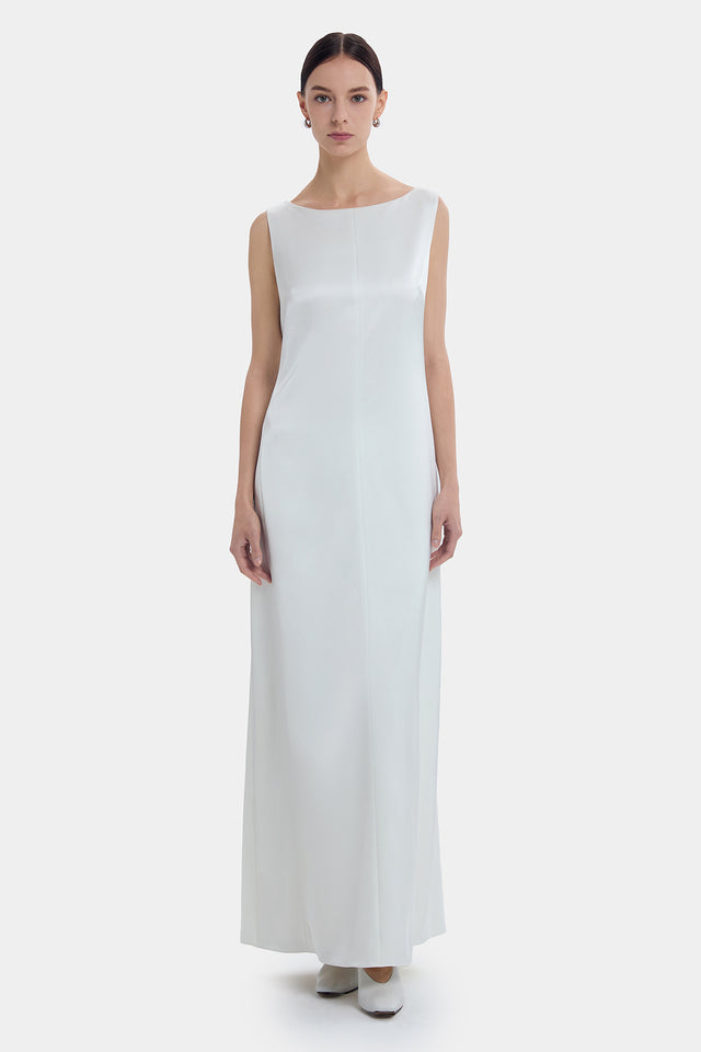 ports 1961 CHARMING BOW WHITE GOWN CREAM