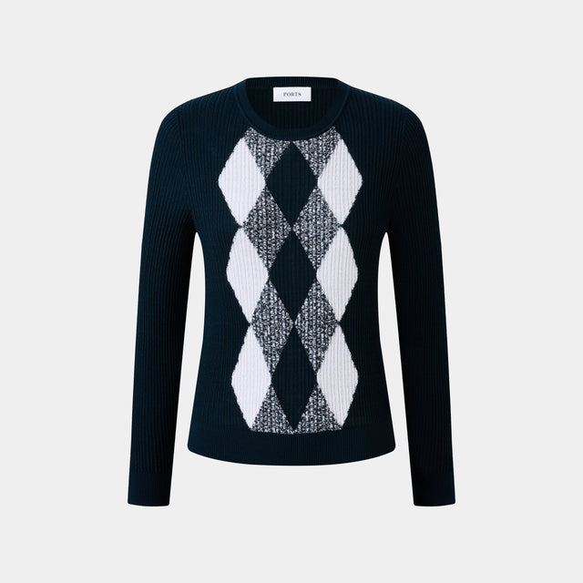 ports 1961 CLASSIC ARGYLE KNITWEAR PONDEROSA ATRO ports 1961 CLASSIC ARGYLE KNITWEAR PONDEROSA ATRO