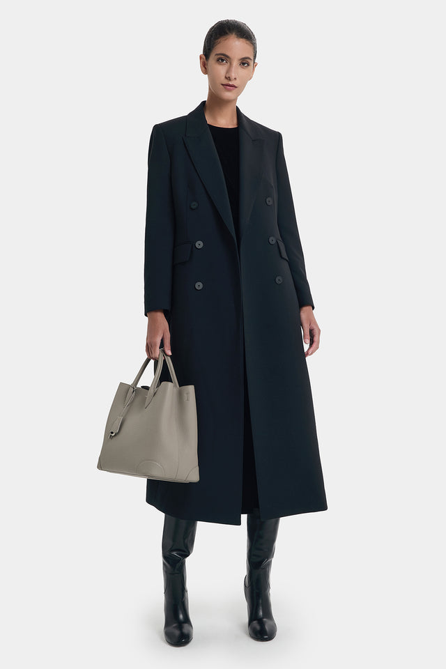 ports 1961 CLASSIC MODERN TRENCH BLACK ports 1961 CLASSIC MODERN TRENCH BLACK