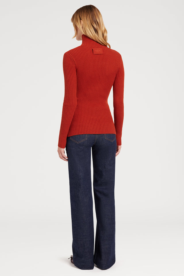 Ports 1961 CLASSIC TURTLENECK SWEATER 429-OCHER