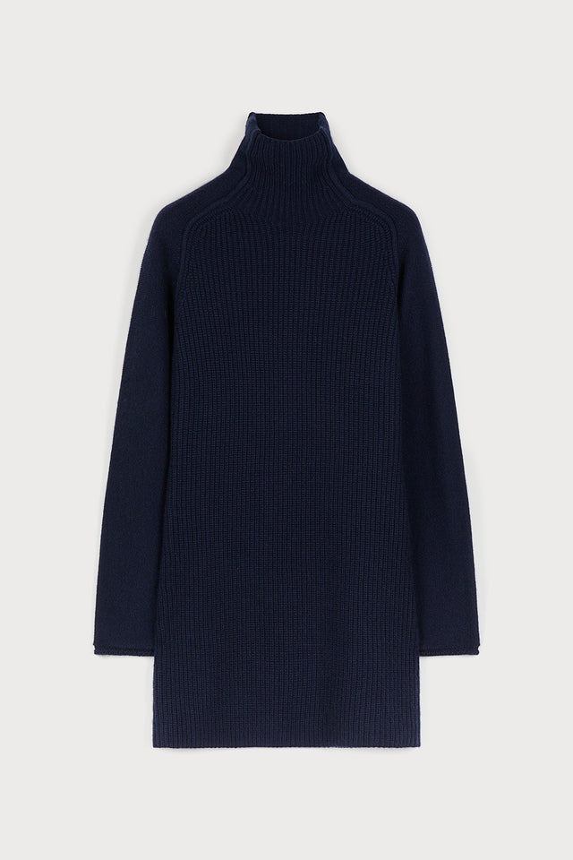 ports 1961 CLASSIC TURTLENECK SWEATER 899-NAVY