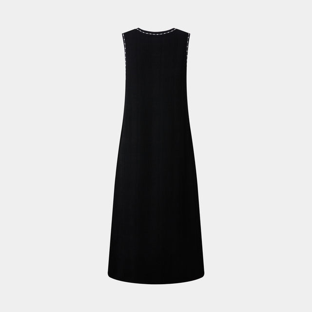 Ports 1961 CONTRAST BLACK DRESS BLACK