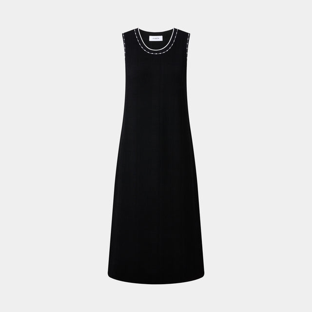 ports 1961 CONTRAST BLACK DRESS BLACK