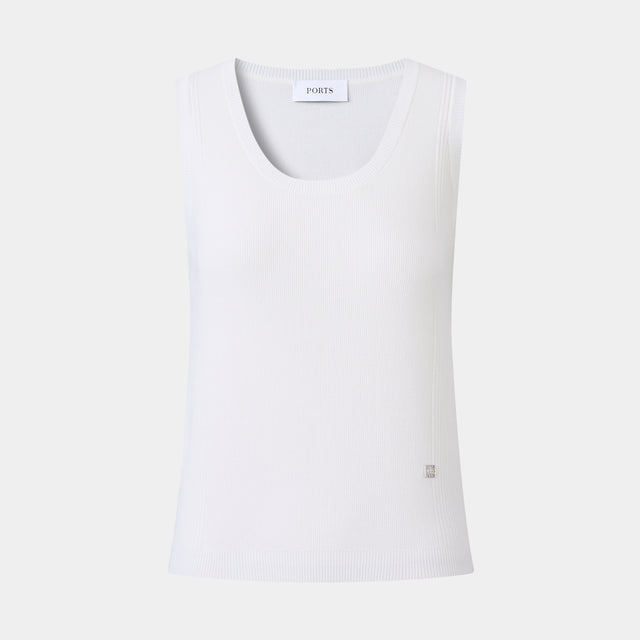 ports 1961 CREAM WHITE TANK TOP CREAM