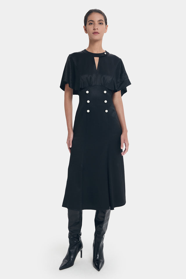 Ports 1961 CUT OUT LITTLE BLACK DRESS BLACK