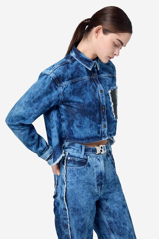 Ports 1961 DENIM JACQUARD JEANS BLUE JEANS