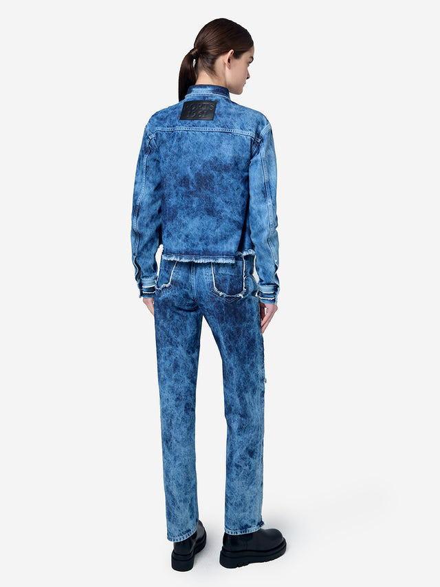 Ports 1961 DENIM JACQUARD JEANS BLUE JEANS