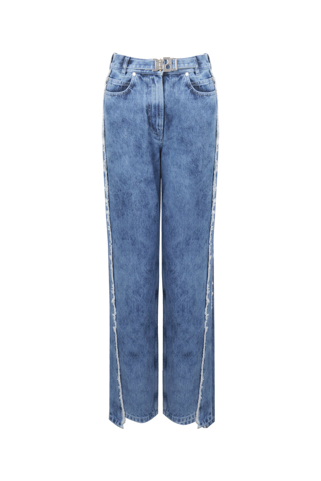 ports 1961 DENIM JACQUARD JEANS BLUE JEANS