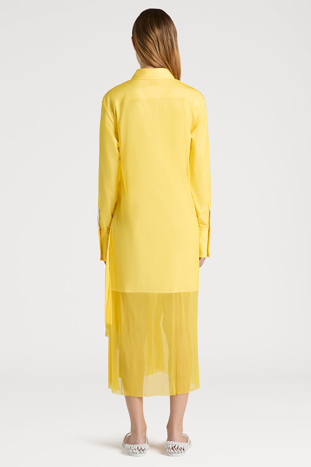 Ports 1961 ELEGANCE SHIRT DRESS 300-PALE YELLOW