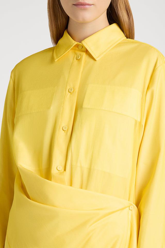 Ports 1961 ELEGANCE SHIRT DRESS 300-PALE YELLOW