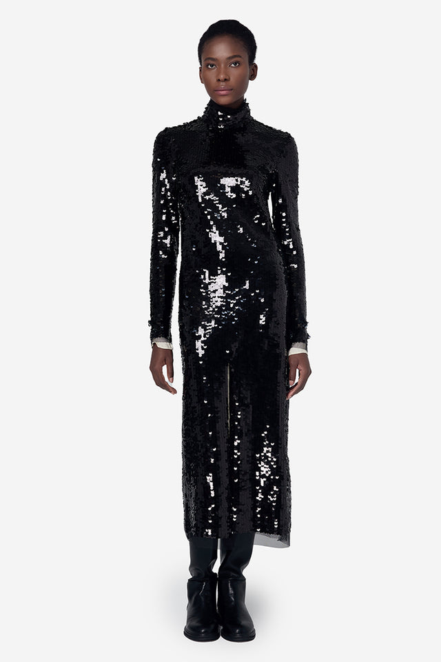 Ports 1961 ELEGANT SEQUIN EVENING GOWN 999-Black