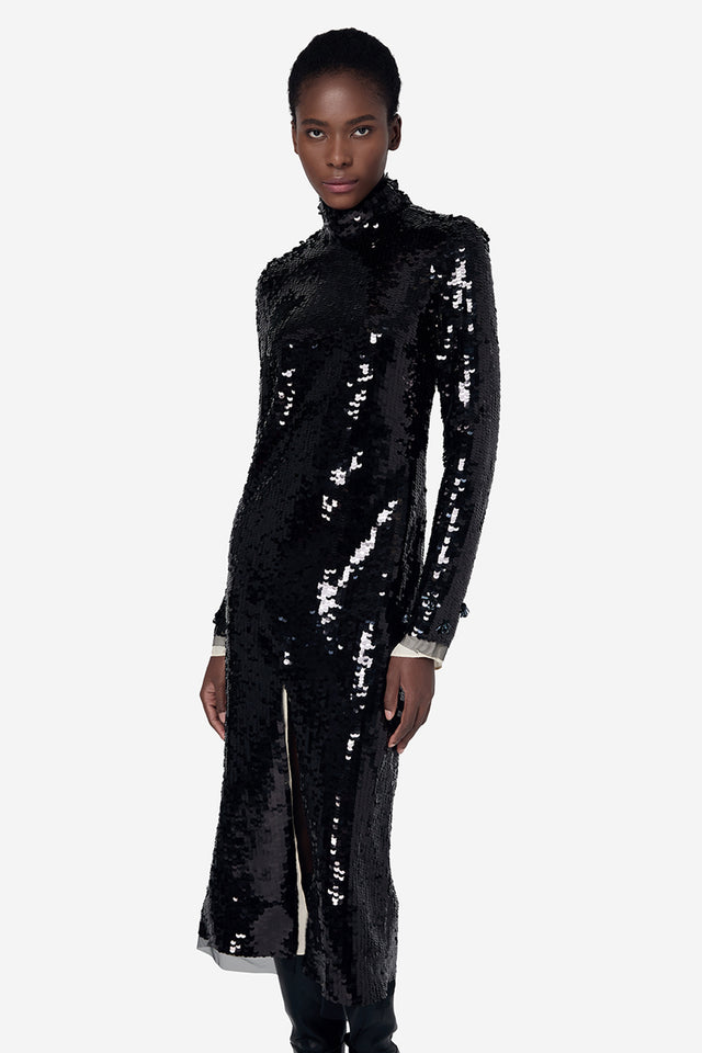 Ports 1961 ELEGANT SEQUIN EVENING GOWN 999-Black