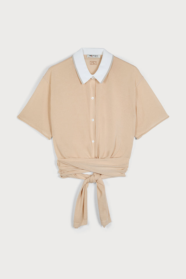 ports 1961 ENCHANTED POLO TOP IN PINK 07A-PINK