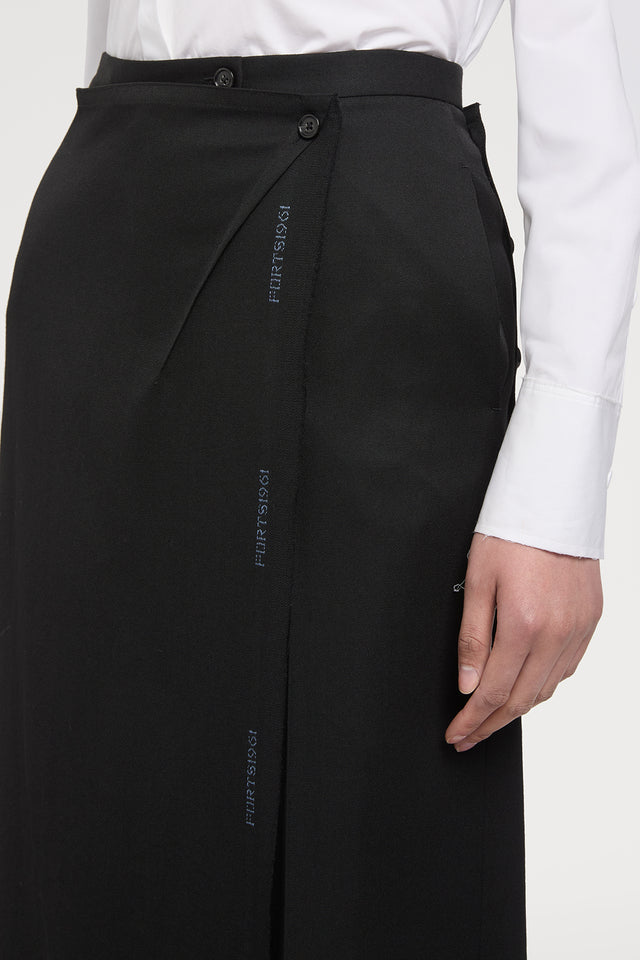 Ports 1961 FLAP DETAILS TROUSERS 999-BLACK