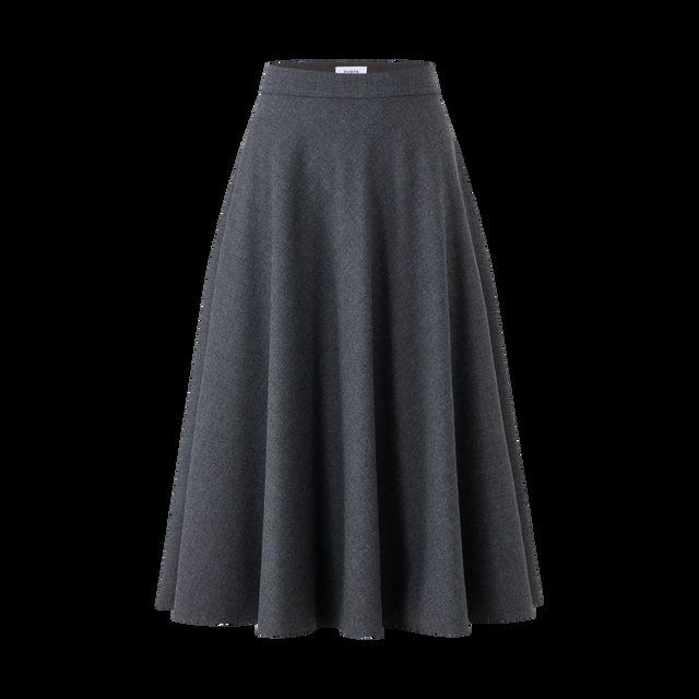 ports 1961 FLATTERS A-LINE SKIRT LAVA GRAY