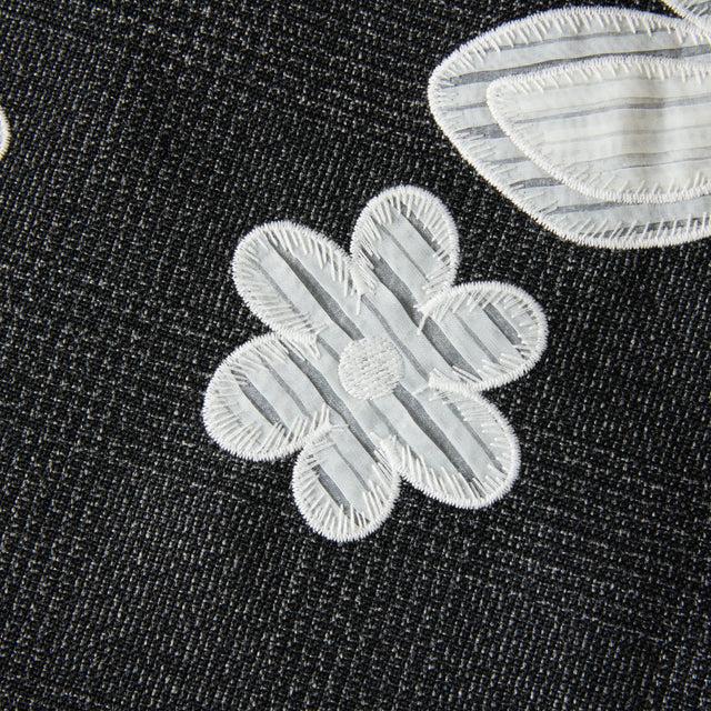 Ports 1961 FLORAL ADORNED SKIRT BLACK MIX