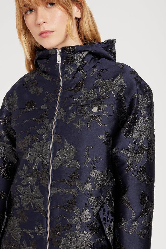 Ports 1961 FLORAL JACQUARD JACKET M81-BLUE MIX