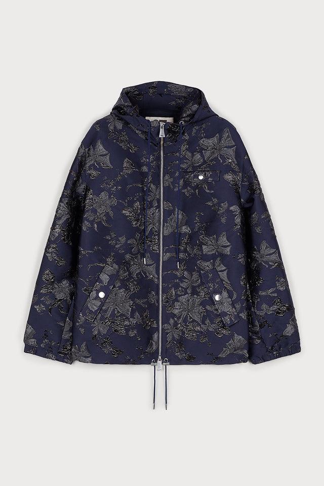 ports 1961 FLORAL JACQUARD JACKET M81-BLUE MIX