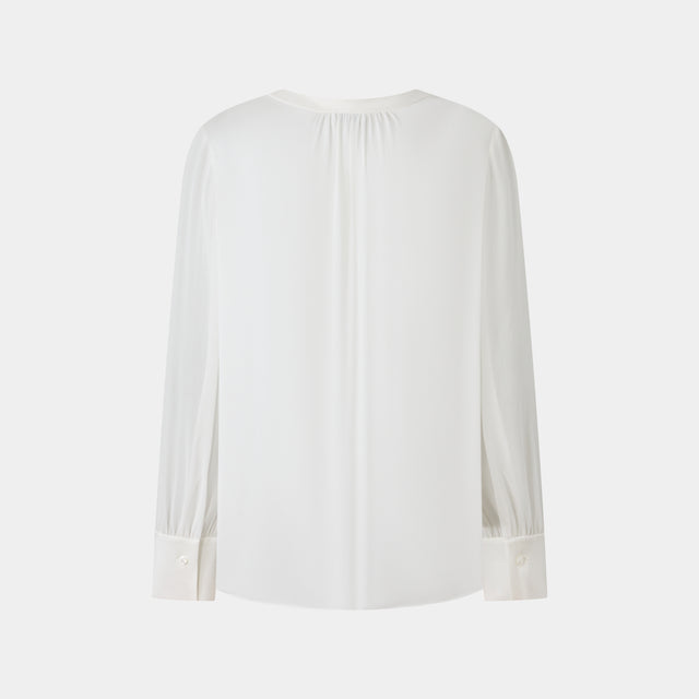 Ports 1961 FRONT GATHERING SHIRT CREAM