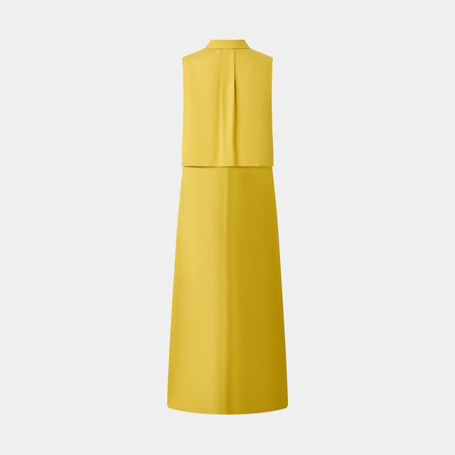 Ports 1961 GOLDEN GLOW BUTTON DRESS YELLOW