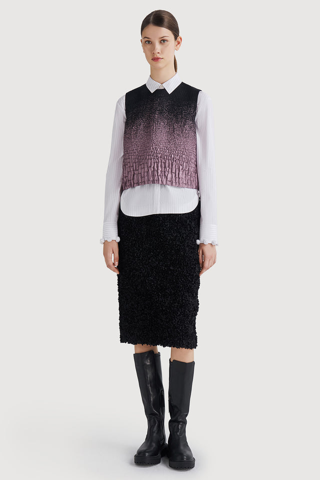 Ports 1961 Gradient Color Top 09h-BLACK + PINK