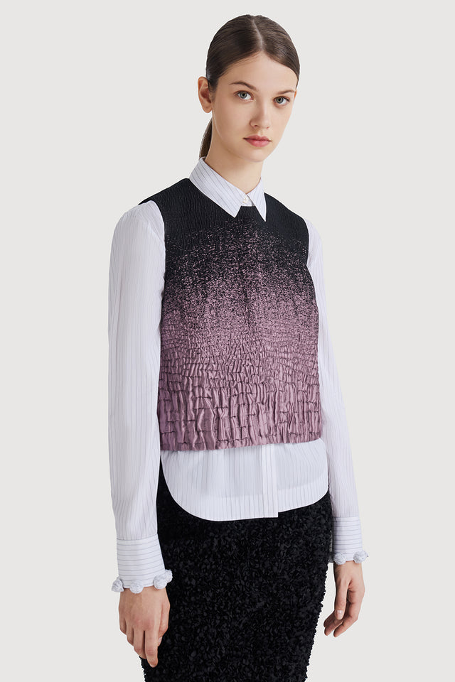 Ports 1961 Gradient Color Top 09h-BLACK + PINK