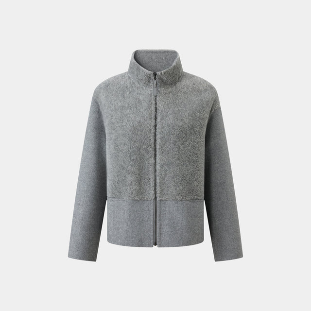 ports 1961 GREY ASH SHORT COAT QUARRY ASH