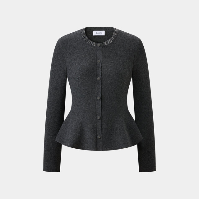 ports 1961 GREY HOURGLASS JACKET CASTLEROCK GREY