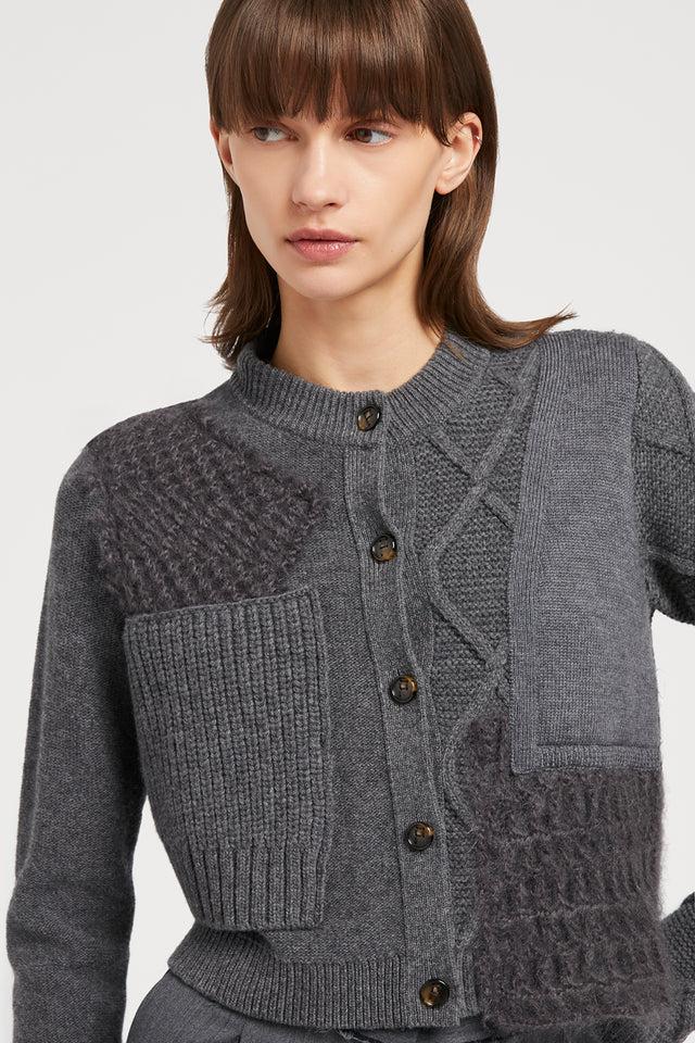 Ports 1961 GREY WOOL KNITWEAR 946-SMOG
