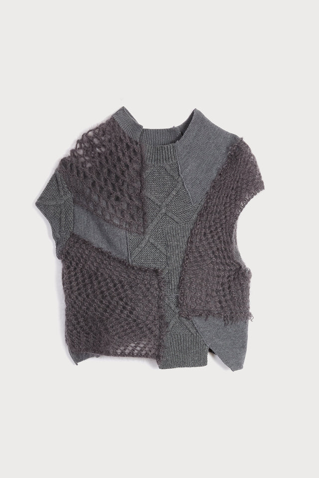 ports 1961 GREY WOOL KNITWEAR 946-SMOG