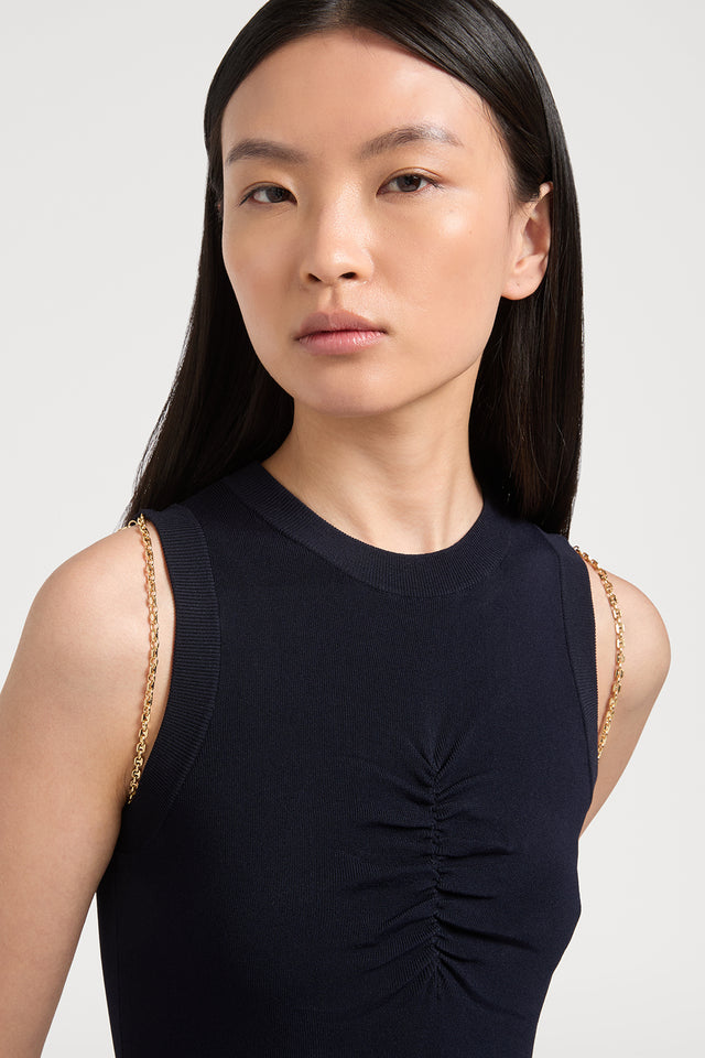 Ports 1961 KNITTED DRESS 899-NAVY