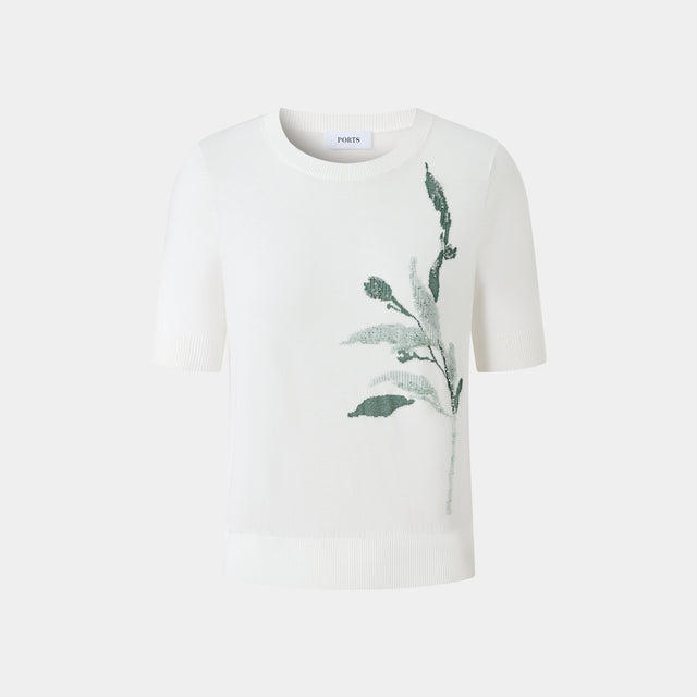 ports 1961 LEAFY ELEGANCE TOP CREAM