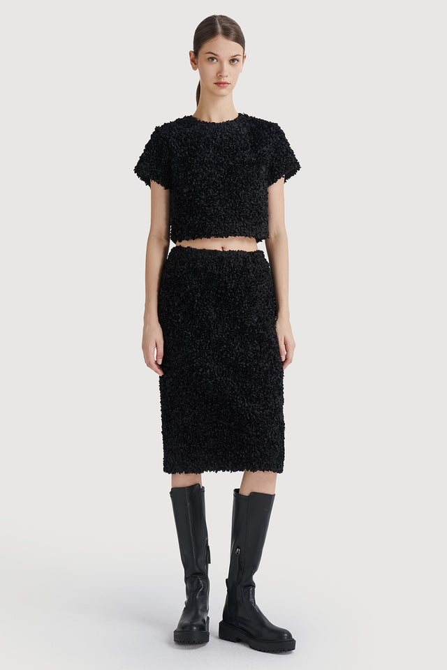Ports 1961 LIGHTWEIGHT SKIRT 999-Black