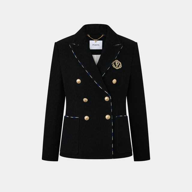 ports 1961 MARINE STYLE BLAZER BLACK
