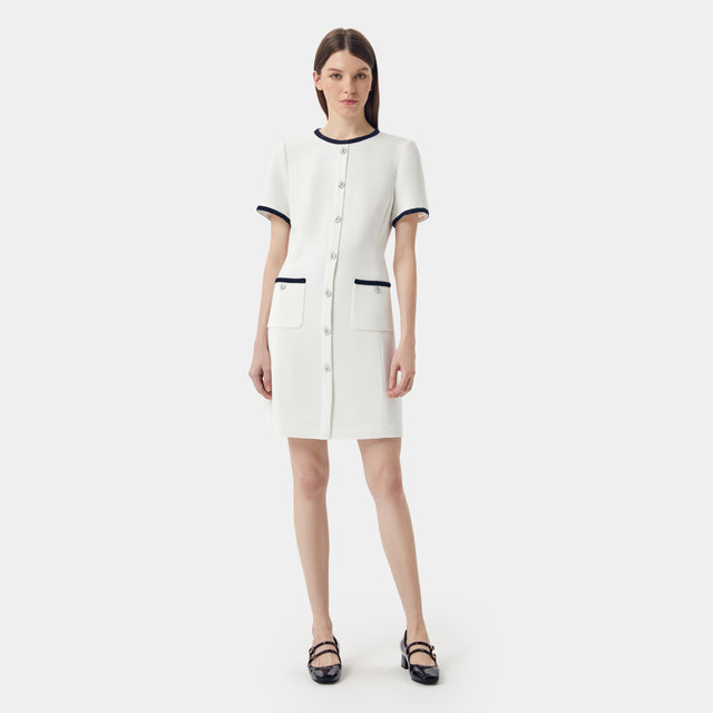 Ports 1961 Midi Dress With Pockets IVORY