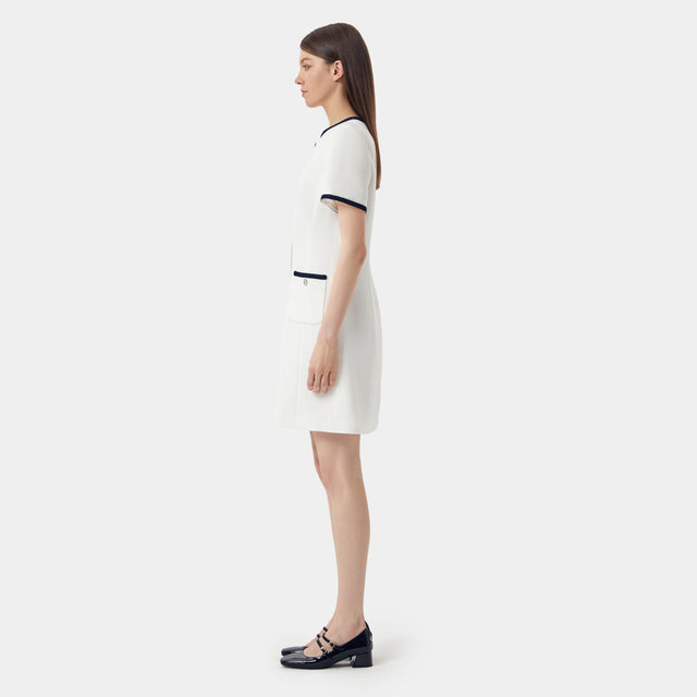 Ports 1961 Midi Dress With Pockets IVORY