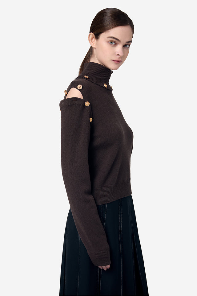 Ports 1961 MINIMALIST CUTS SKIRT BLACK